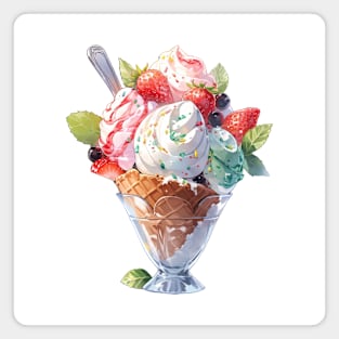 Ice Cream Sundae Magnet